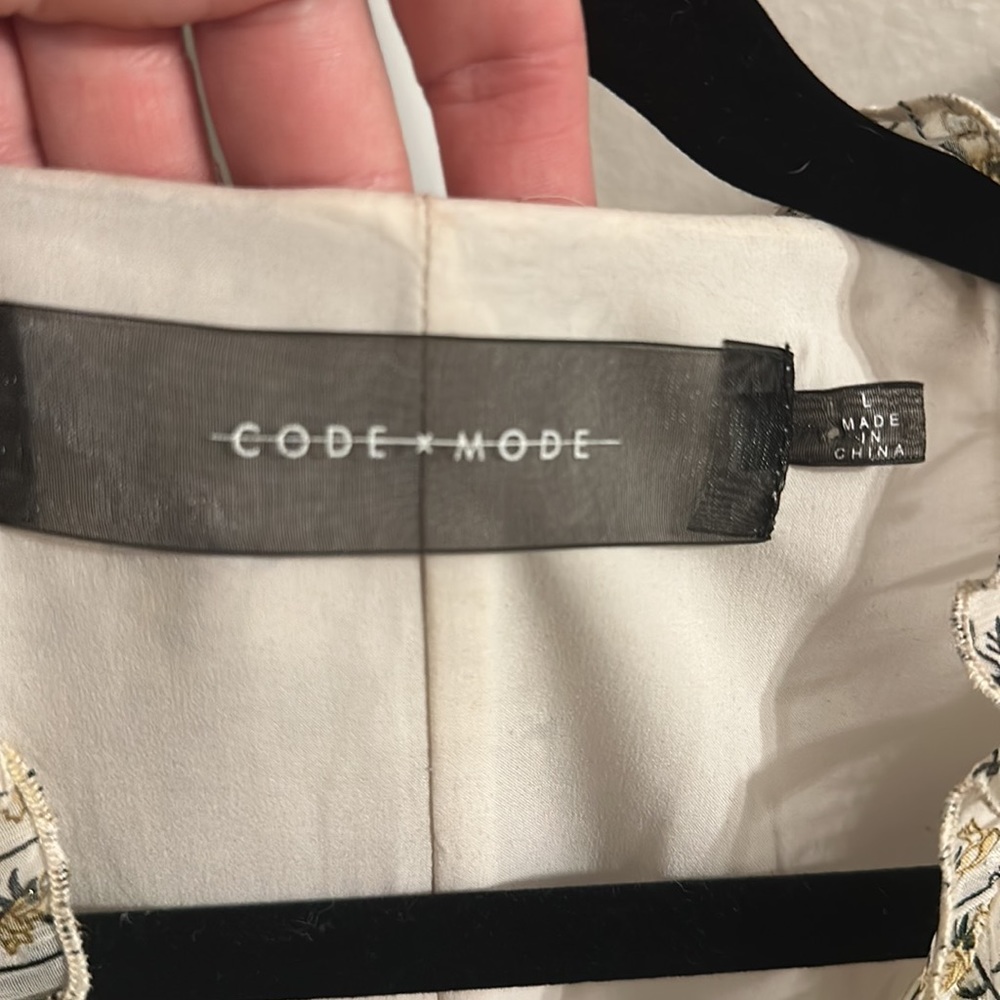 Lined Polyester Code X Mode Size L Fits Lovely Wi… - image 4